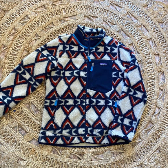 RARE HTF NWOT Patagonia Retro X Aztec Fleece sz L - Picture 2 of 7